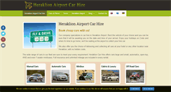 Desktop Screenshot of heraklion-airport-carhire.com