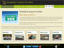 Tablet Screenshot of heraklion-airport-carhire.com